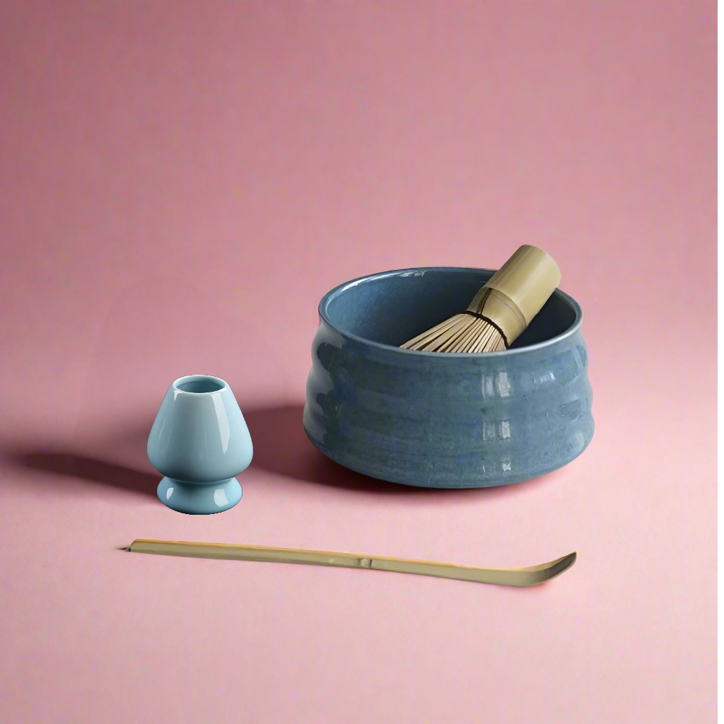Blue Ceramic Matcha Set