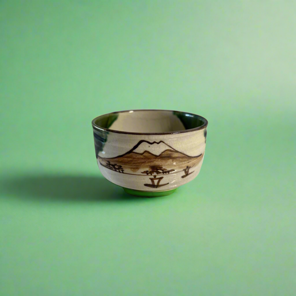 Matcha Tea bowl Chawan -Mt.Fuji