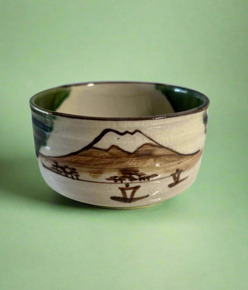 Matcha Tea bowl Chawan -Mt.Fuji