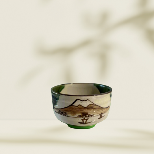 Matcha Tea bowl Chawan -Mt.Fuji